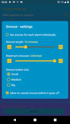 Alarm clock to wake you up android App screenshot 2