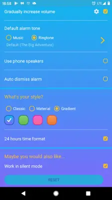 Alarm clock to wake you up android App screenshot 3